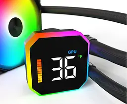 СВО MONTECH HyperFlow Digital 360 Black (HYPERFLOW DIGITAL 360 (B)) - мініатюра 5