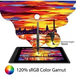 Графічний монітор Huion Kamvas 13 Cosmo Black (GS1331) [65900] - мініатюра 7