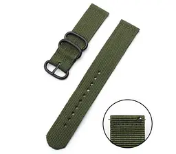 Нейлоновий ремінець Primo Traveller для годинника Xiaomi Huami Amazfit Sport SmartWatch Army Green - мініатюра 4