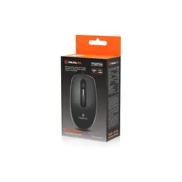 Мишка REAL-EL RM-215 USB Black/Gray (EL123200037) - мініатюра 2