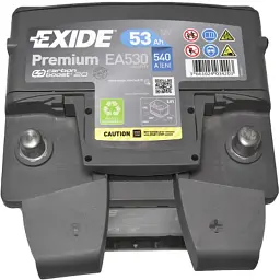 Акумулятор автомобільний EXIDE PREMIUM 53A (EA530) - мініатюра 2
