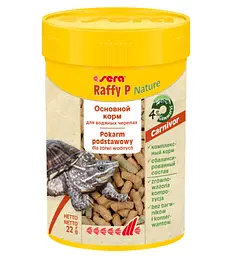 Корм для м'ясоїдних водяних черепах Sera Raffy P Nature 100 мл (22 г) 01840