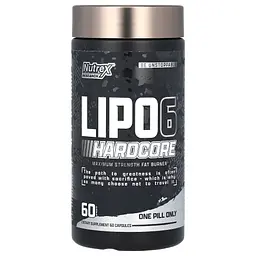 Жироспалювач Lipo-6 Hardcore - 60 капс