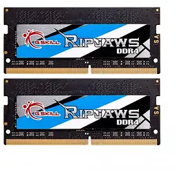 Пам'ять для ноутбуків G.Skill 32 GB (2x16GB) SO-DIMM DDR4 3200 MHz Ripjaws (F4-3200C22D-32GRS)