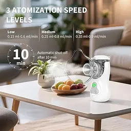 Портативний акумуляторний небулайзер FEELLIFE Type-C для дітей і дорослих - мініатюра 7