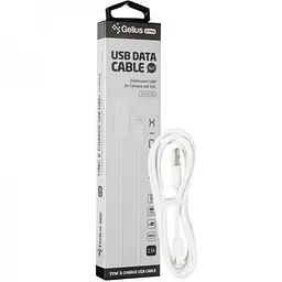 USB кабель Gelius Ultra X-Data GU-UC01i Apple White Lightning - мініатюра 2