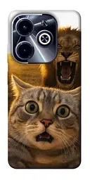 Чохол Demsky Shocked cat and lion для Infinix Hot 40i