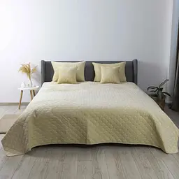 Покривало ТЕП Velour бежеве ромб прямий 240 x 260 см (4-00518_21693)