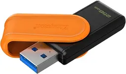 Флеш накопичувач USB 256Gb DataTraveler Exodia S, Black/Orange Kingston teh0021079