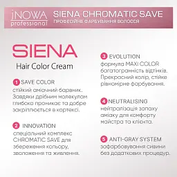 Професійна крем-фарба jNOWA Professional Chromatic Save Siena, відтінок 10/3, 90 мл - мініатюра 7
