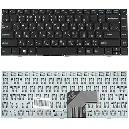 Клавіатура для ноутбука PRESTIGIO (Smartbooks: PSB133S01) rus, black, без фрейма - мініатюра 2