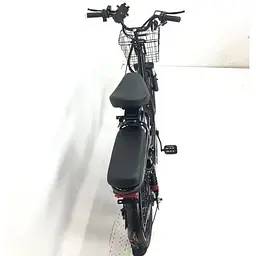 Електровелосипед Minako V4 PRO двомісний 800W/60V/24Ah із заднім амортизатором чорний - мініатюра 8