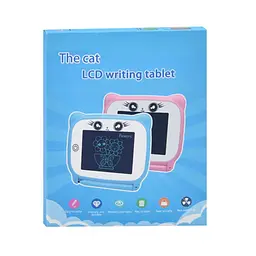 Дитячий розвиваючий LCD планшет для малювання Bambi KS666-1(Pink) 4,4 дюйми, на батарейці - мініатюра 2