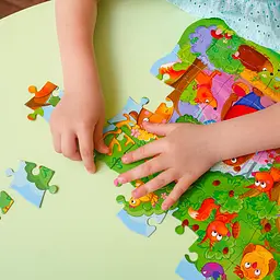 Пазли Vladi Toys 2 в 1 Чарівний ліс, з міні-грою, 49 елементів (RK1140-01) - мініатюра 4