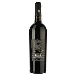 Вино Menhir Salento N. Zero, червоне, сухе, 0,75 л - мініатюра 2