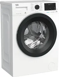 Пральна машина Beko з фронтальним завантаженням , 6кг, 1200, A+++, Пар, 45см, Дисплей, SMART, Інвертор, Білий (WUE6636XAW) - мініатюра 2