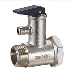 Запобіжний клапан для бойлера ZEGOR 1/2" з ручкою 30412