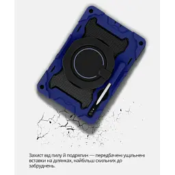 Чохол до планшета BeCover Stand Samsung Galaxy Tab S10 FE Plus (SM-X620/SM-X626) 13.1" Blue (714565) - мініатюра 4
