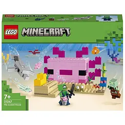 Конструктор LEGO Minecraft Дом-Аксолотль 242 деталей (21247)