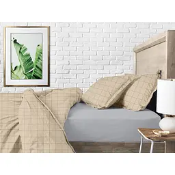 Підковдра євро Cosas Beige Geometry 200х220 см (CellAshbeige_200q) - мініатюра 3