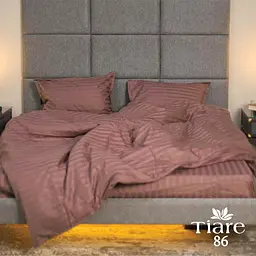 Комплект постільної білизни Tiare півтораспальний сатин страйп 86 86-pl