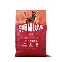 Сухий корм для стерилізованих котів Carnilove Active Beef & Venison Sterilised суперпреміум яловичина та оленина 2 кг