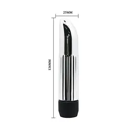 Вібратор Baile Mini Vibrator, срібний Baile BW-006004 103501 - мініатюра 6