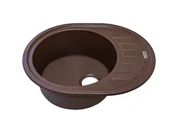 Кухонна мийка Adamant Ovum 615x495x200 коричневий 000008383, Коричневий - мініатюра 2