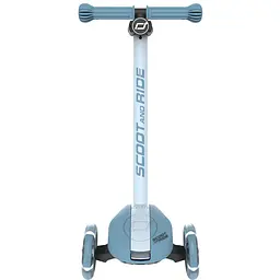 Самокат Scoot and Ride Highwaykick-3s колеса світяться 3+ років сіро-синій (SR-00933) - мініатюра 2