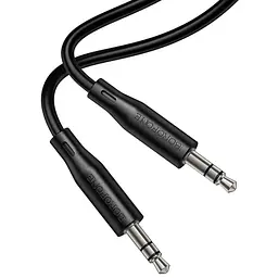 Аудіо кабель Aux Borofone BL25 Nice (1m) Black - мініатюра 5