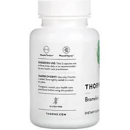 Бромелайн MF Thorne 60 капсул - мініатюра 2