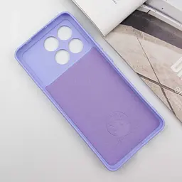 Чохол Silicone Cover Lakshmi Full Camera (A) для Xiaomi Poco X6 Pro Бузковий / Dasheen - мініатюра 3
