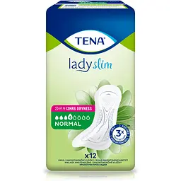 Урологічні прокладки Tena Lady Slim Normal 4 краплі 12 шт. - мініатюра 2
