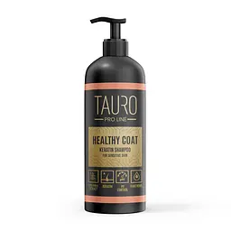 Шампунь Tauro Pro Line з кератином для собак і кішок усіх порід Healthy Coat Keratin Shampoo 1000 мл