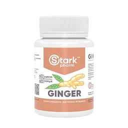 Імбир Stark Pharm Ginger 60 caps (1086-2023-10-4076)