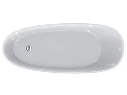 Ванна Miraggio Marna 1745x725 глянсова 0002005 Білий - мініатюра 3