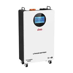 Акумуляторна батарея літій-залізо-фосфатна LiFePO4 200А*год 51.2В 10240Вт*год Sako Li-Sun series SK-51.2V200Ah настінний / підлоговий монтаж (42-00245) - мініатюра 3