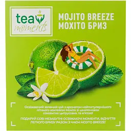 Чай зелений Tea Moments Mojito Breeze, 20 пірамідок (920162) - мініатюра 4