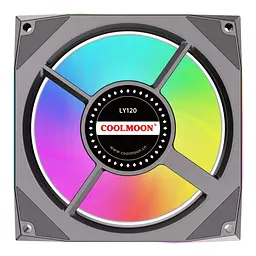 Вентилятор Coolmoon 120мм LY120-B Forward (LY120-B) Black - мініатюра 2