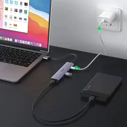 Концентратор Ugreen USB 3.0 to 4xUSB 3.0 CM473 (20805) - мініатюра 4