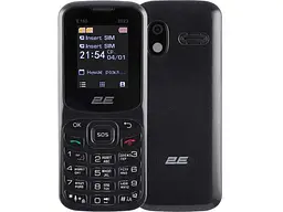 Мобільний телефон 2E E180 2023 Black (688130251044)