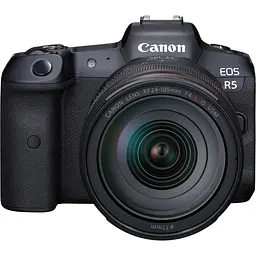 Бездзеркальний фотоапарат Canon EOS R5 Kit 24-105mm IS USM Black [4147C013] UA [137128]