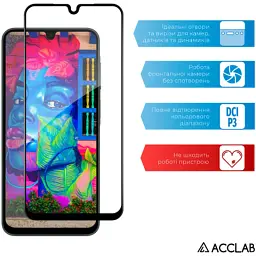 Скло захисне ACCLAB Full Glue Samsung A26 Black (1283126608025) - мініатюра 5