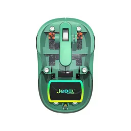 Бездротова миша Jedel WD141 прозоро-зелений