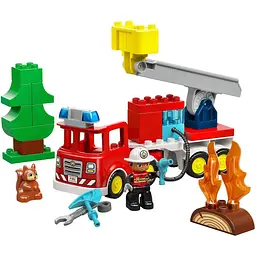 Конструктор LEGO DUPLO Town Пожежна машина зі шлангом і пожежником 28 деталей (10473) - мініатюра 2