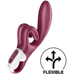 Вібратор-кролик Satisfyer Touch Me Red подвійний відросток 3 двигуна Red - мініатюра 2