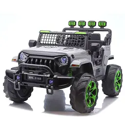 Дитячий електроджип 24V з пультом керування Bluetooth сірий (M 6380EBLR-11(24V))