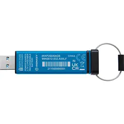 USB флеш-накопичувач Kingston IronKey Keypad 200 64GB USB-A 3.2 Gen 1 Blue [IKKP200/64GB] [101156] - мініатюра 5