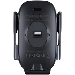Автотримач із бездротовою зарядкою Baseus Milky Way Pro Series Black (C40357000111-00) [105019] - мініатюра 3