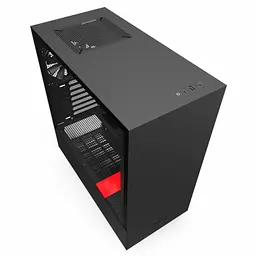 Корпус NZXT H510 Black/Red (CA-H510B-BR) Без БП Б/в - мініатюра 4